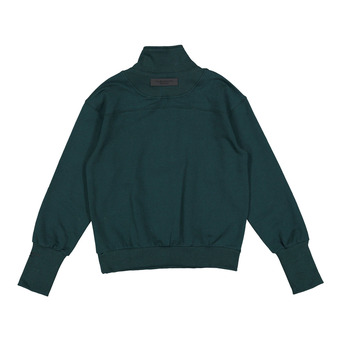 ELEMENTS Emerald Green Polo Half Zip Sweatshirt
