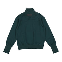 ELEMENTS Emerald Green Polo Half Zip Sweatshirt