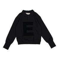 ELEMENTS Black E  Polo Sweatshirt