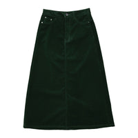 ELEMENTS Green Corduroy Maxi Skirt