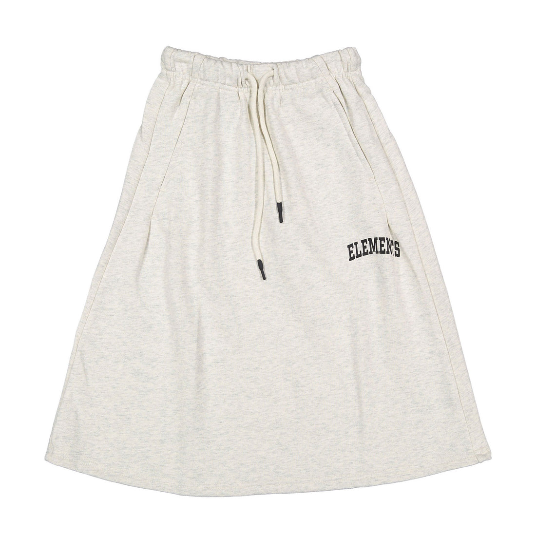 ELEMENTS Ivory Knee Length Sweat Skirt