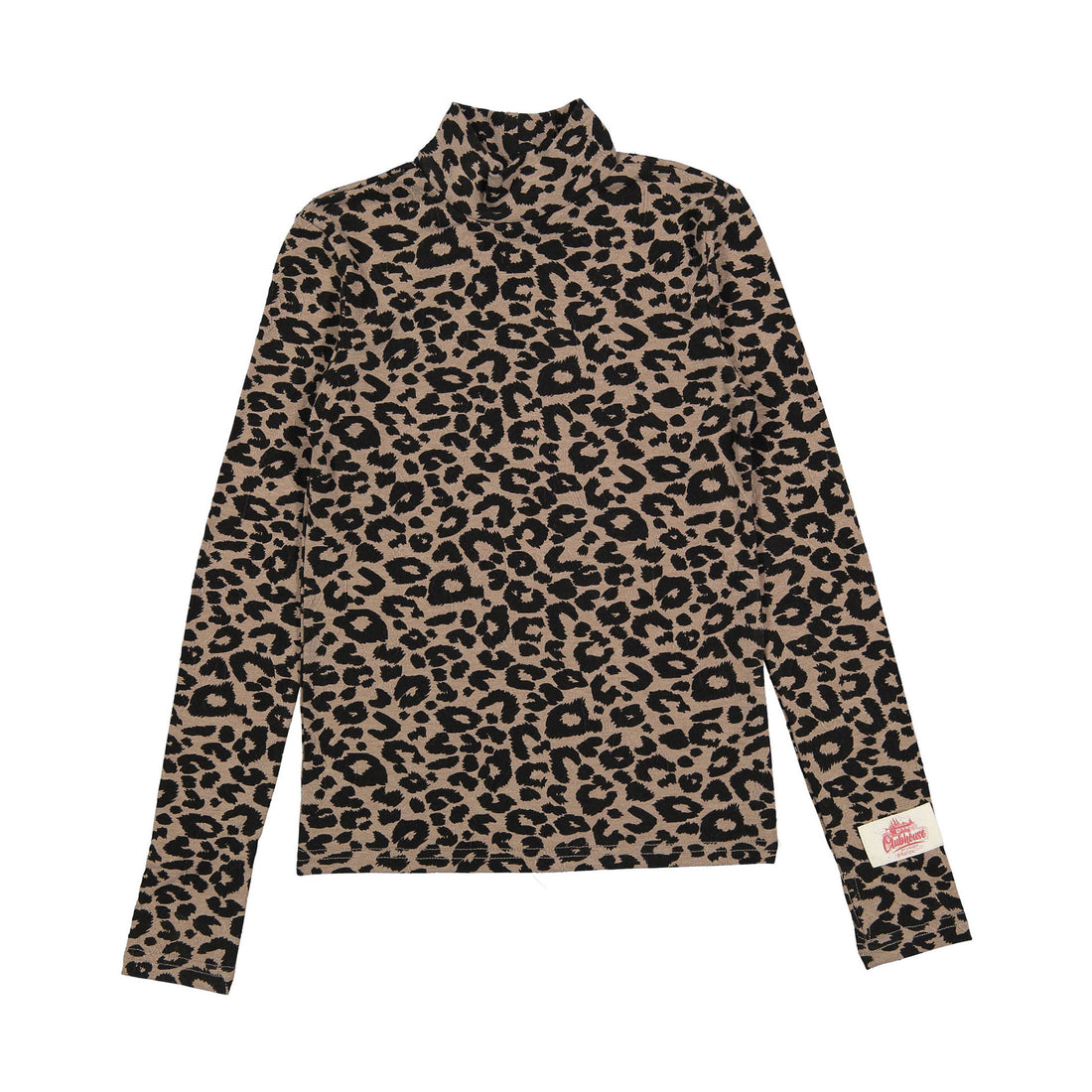 Clubhouse Leopard Turtleneck