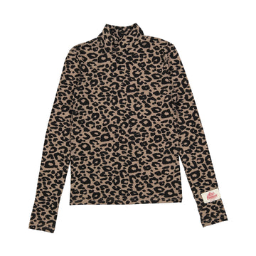  Leopard Turtleneck