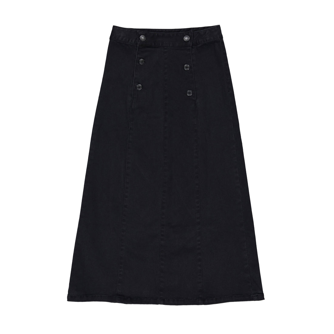 Clubhouse Black Button Detailed Skirt