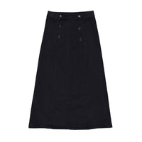 Clubhouse Black Button Detailed Skirt