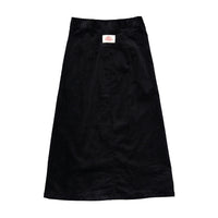 Clubhouse Black Corduroy Button Detailed Skirt