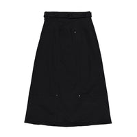 Clubhouse Black Denim Diagnal Detail Maxi Skirt