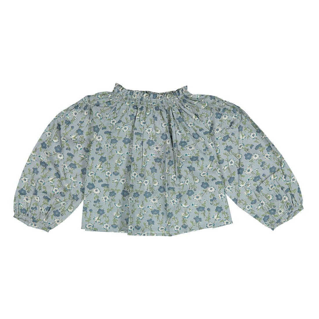 Bonpoint Greyish Green Blandine Blouse