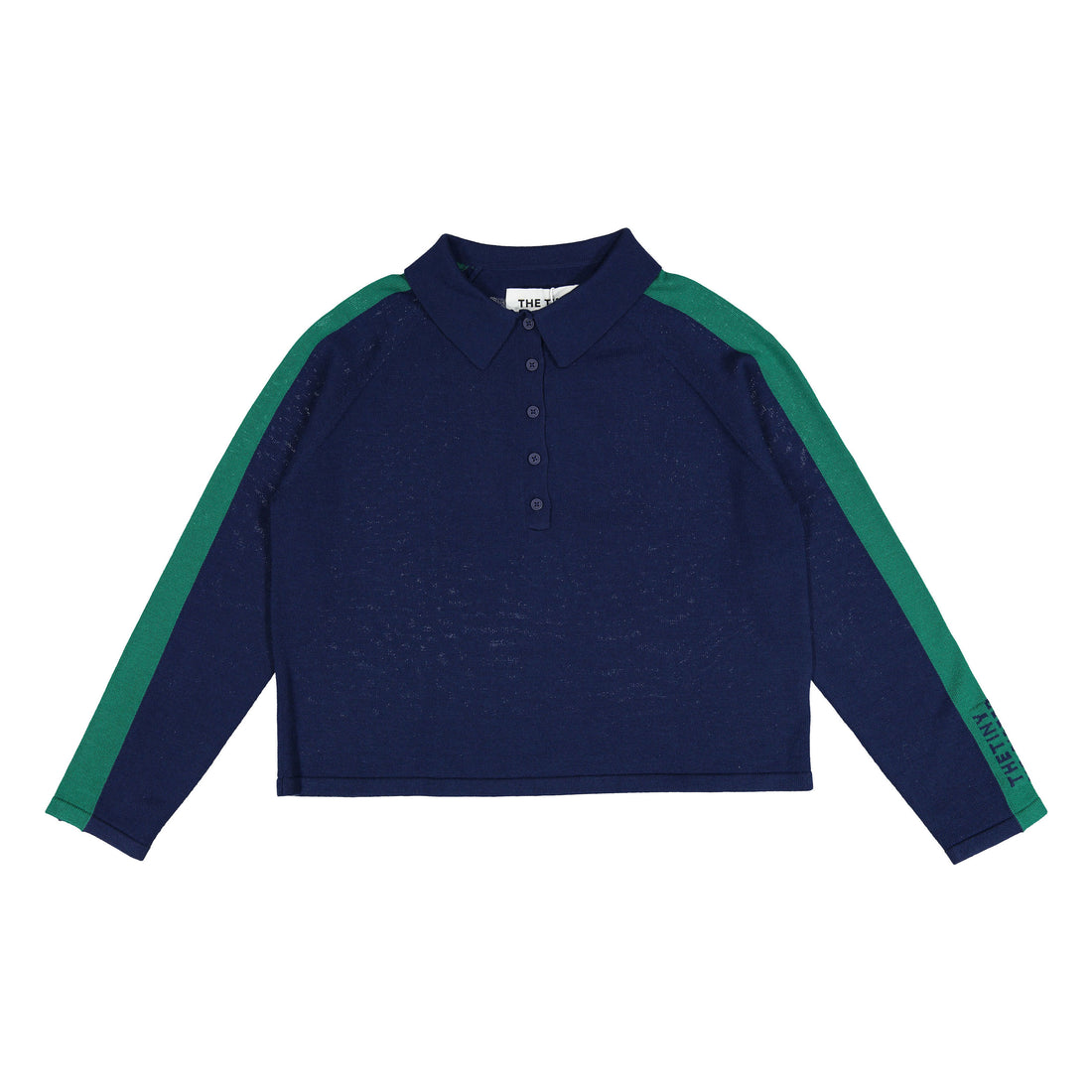 The Tiny Big Sister Navy Frank Stripe Womens Sweater