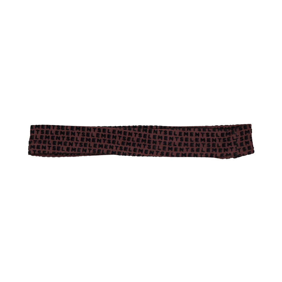 ELEMENTS Brown Logo Headband