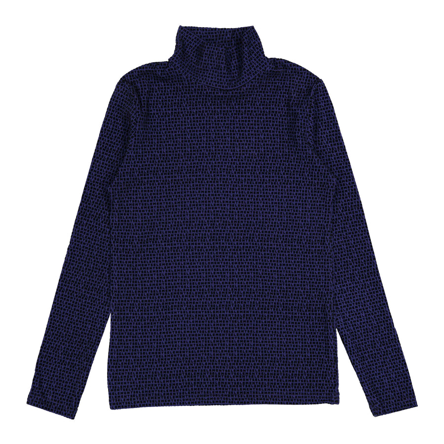 ELEMENTS Navy Logo Turtleneck