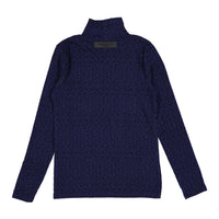 ELEMENTS Navy Logo Turtleneck