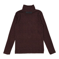 ELEMENTS Brown Logo Turtleneck