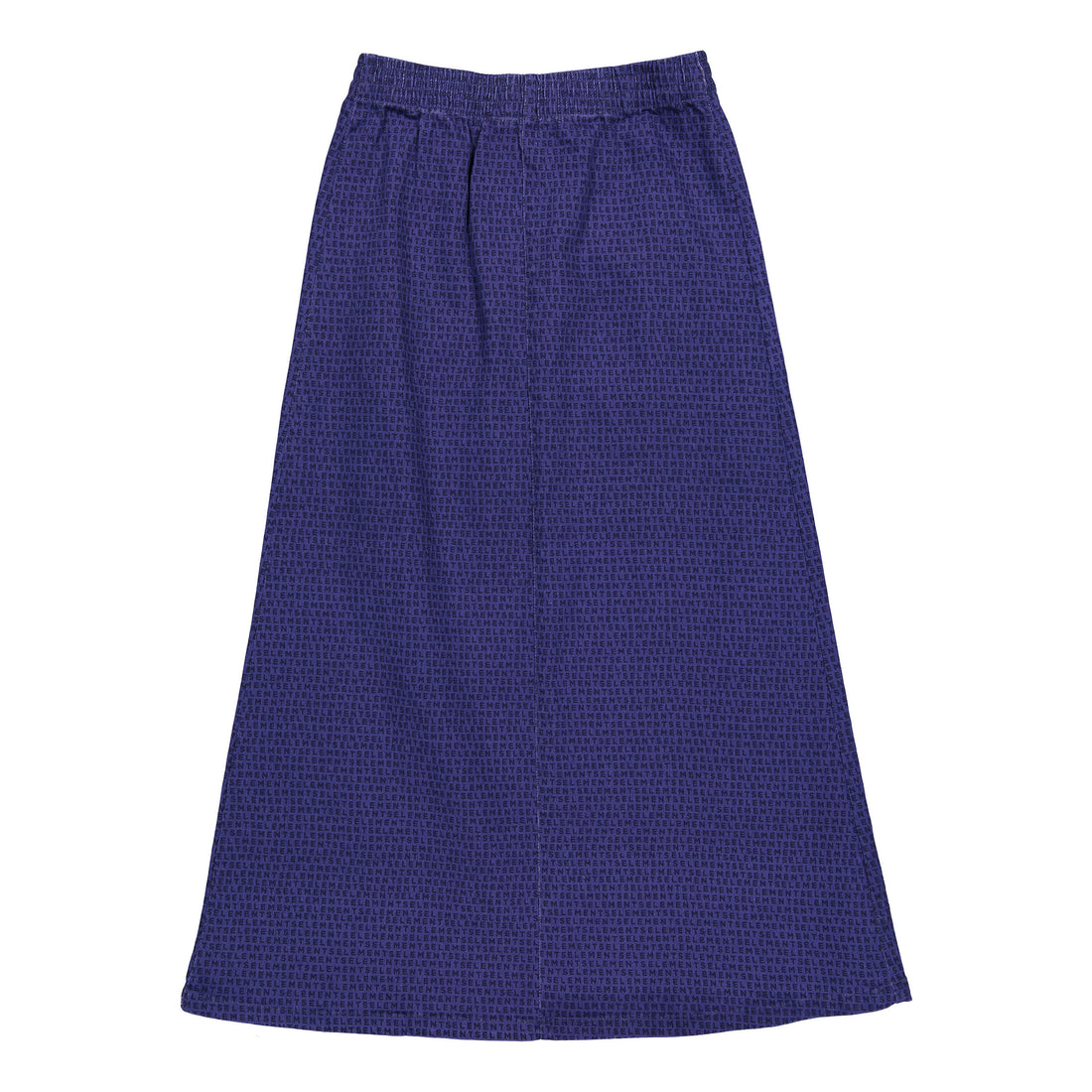 ELEMENTS Navy Logo All Over Maxi Skirt