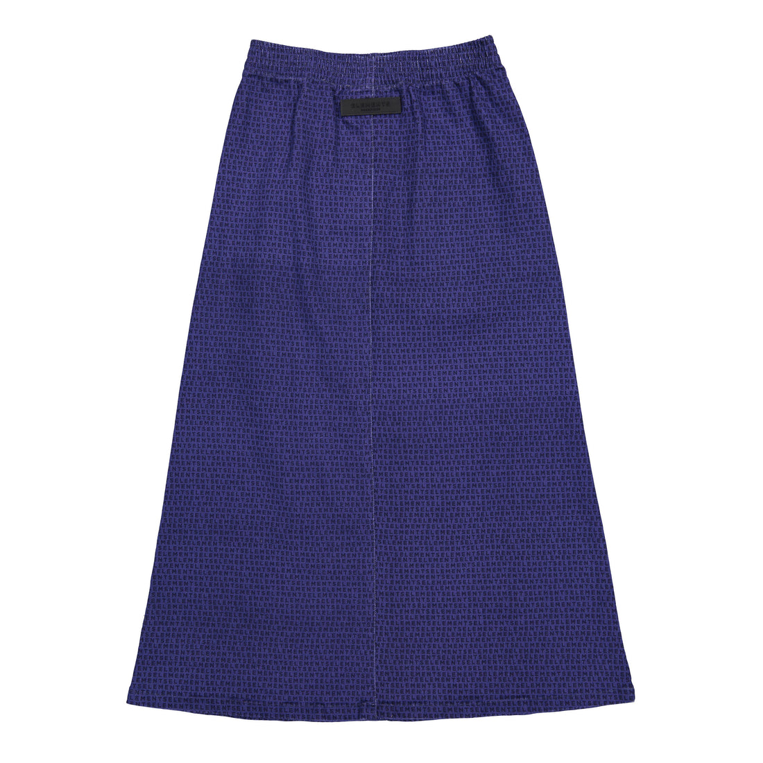 ELEMENTS Navy Logo All Over Maxi Skirt