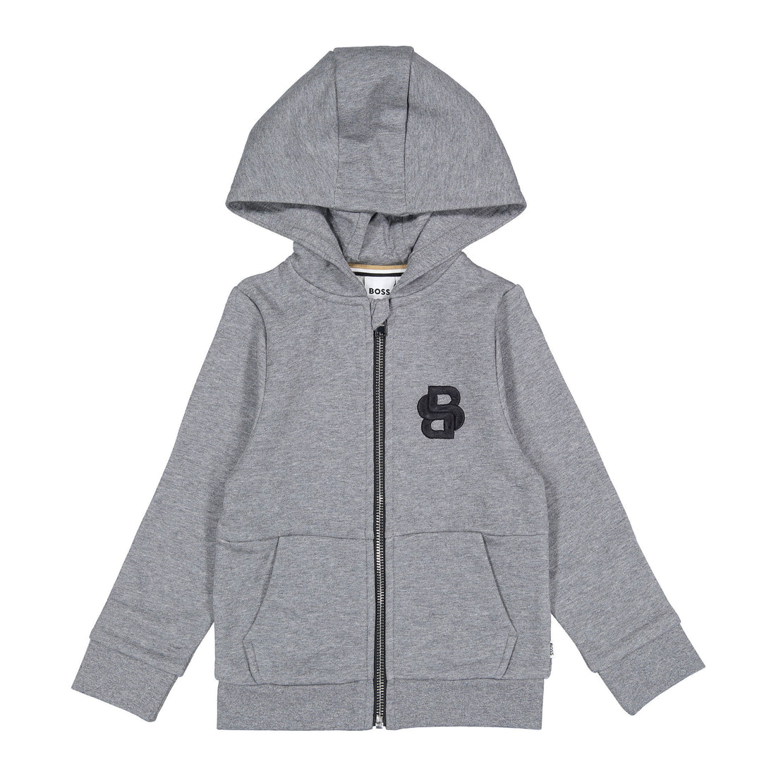 Hugo Boss Heather Grey Hooded Cardigan