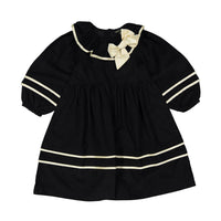 Bonjour Black Baby Cord Dress