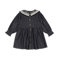 Bonjour Black Denim Sailor Collar Tunique