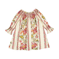 Bonjour Jacqueline Border Print Dress