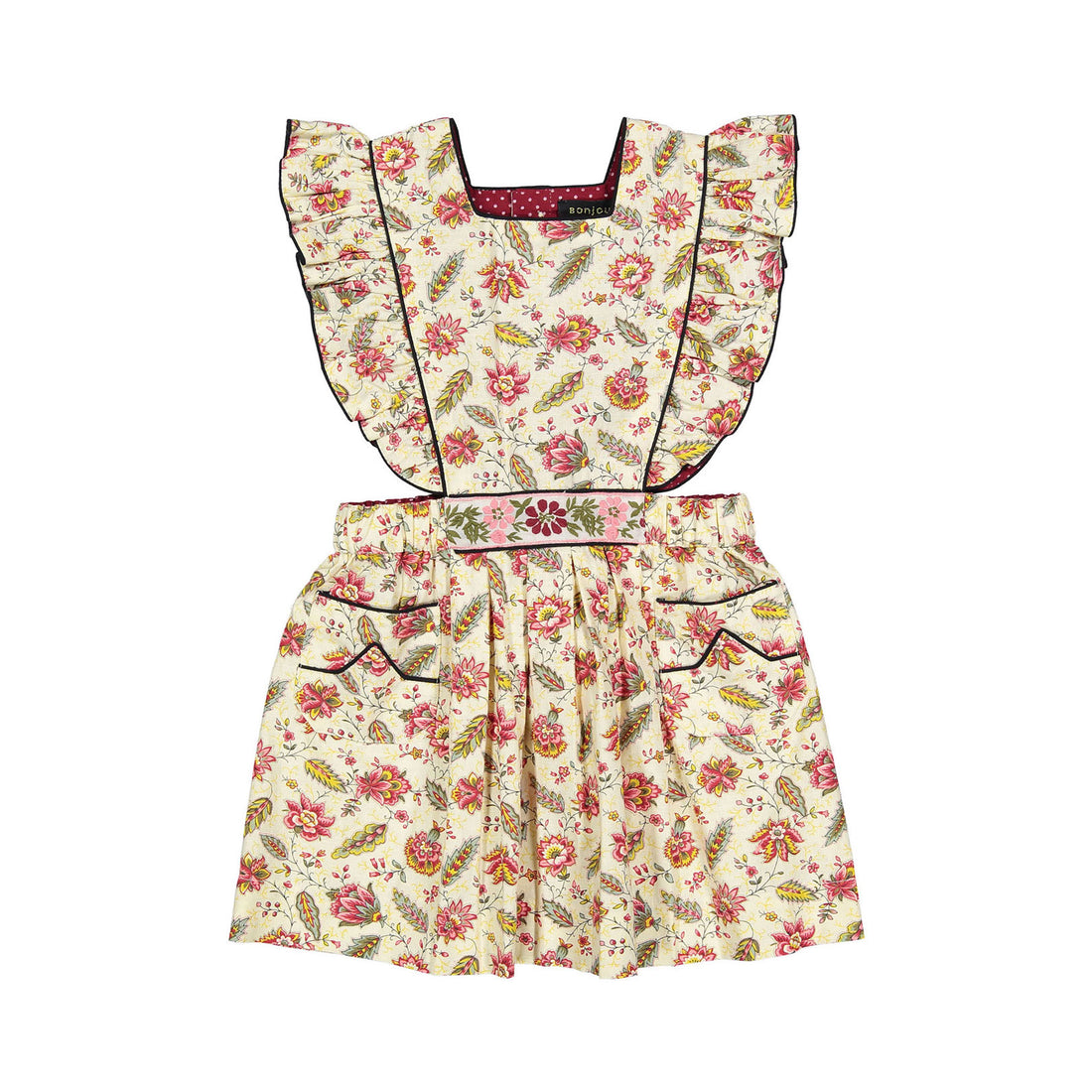 Apron Dress in Aline Print | Bonjour