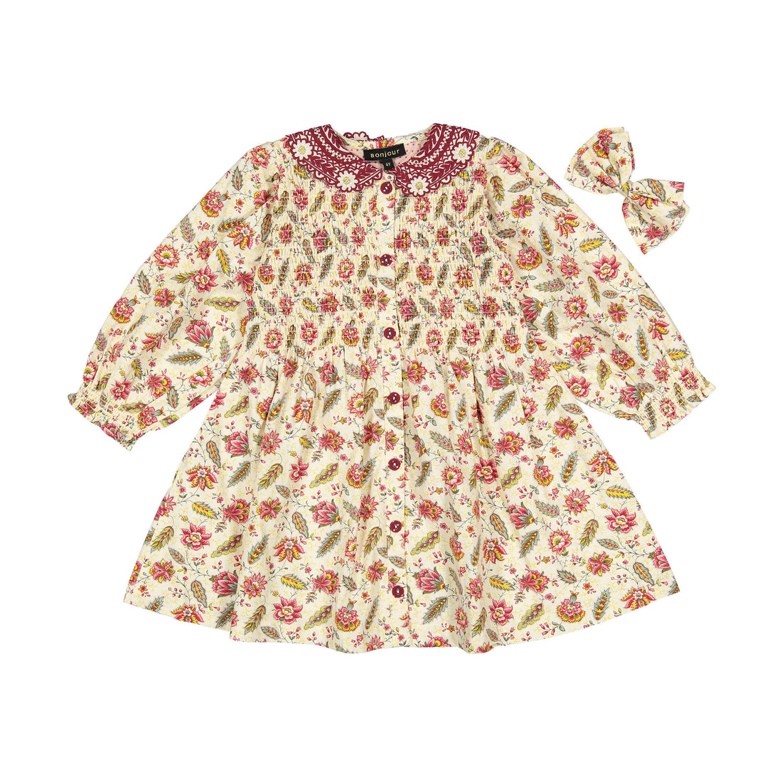 Bonjour Aline Print Tunique With + Clip