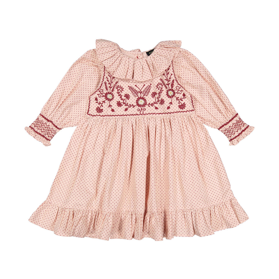 トップス Bonjour 6y PINK JACQUARD TUNIQUE 23ss Bonjour 6y PINK JACQUARD TUNIQUE 23ss Pink Floral Jacquard