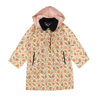 Bonjour Aline Print Waterproof Trench Coat
