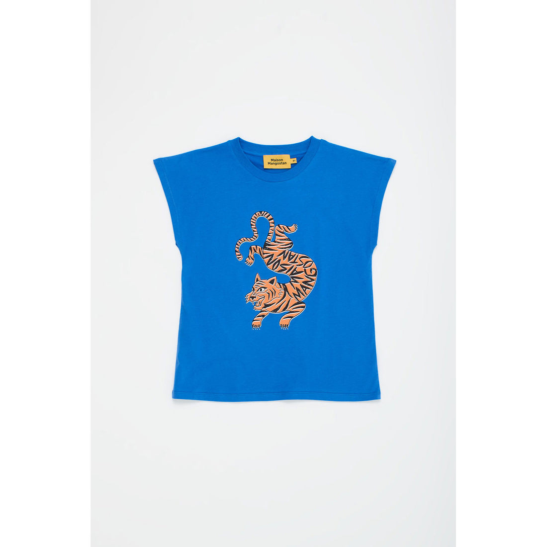 Maison Mangostan Blue Tiger Tank T-Shirt