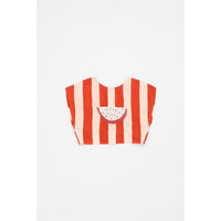 Maison Mangostan White/Red Watermelon Stripes Top