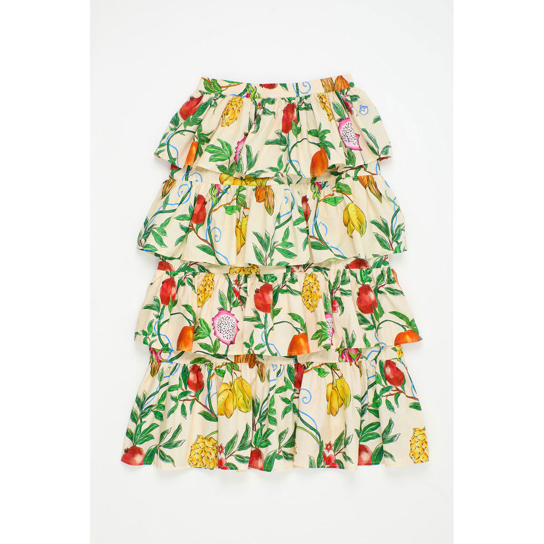 Maison Mangostan Beige Passion Fruit Skirt