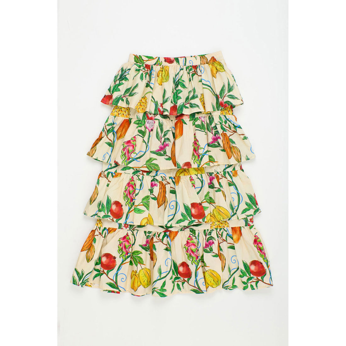 Maison Mangostan Beige Passion Fruit Skirt