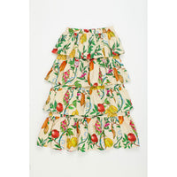 Maison Mangostan Beige Passion Fruit Skirt