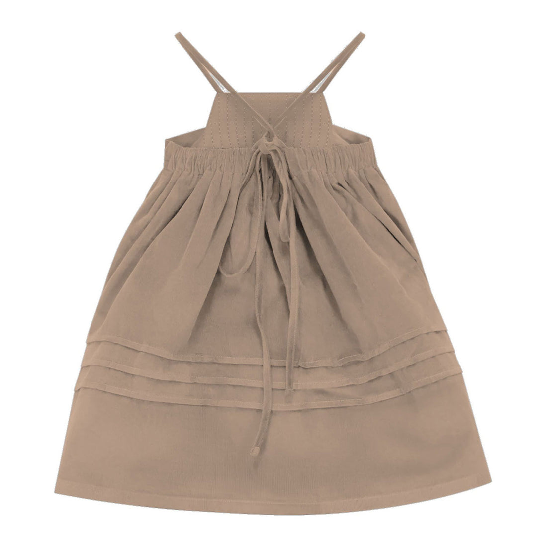 Calla Lili Camel Smocking Dress