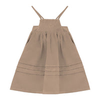 Calla Lili Camel Smocking Dress