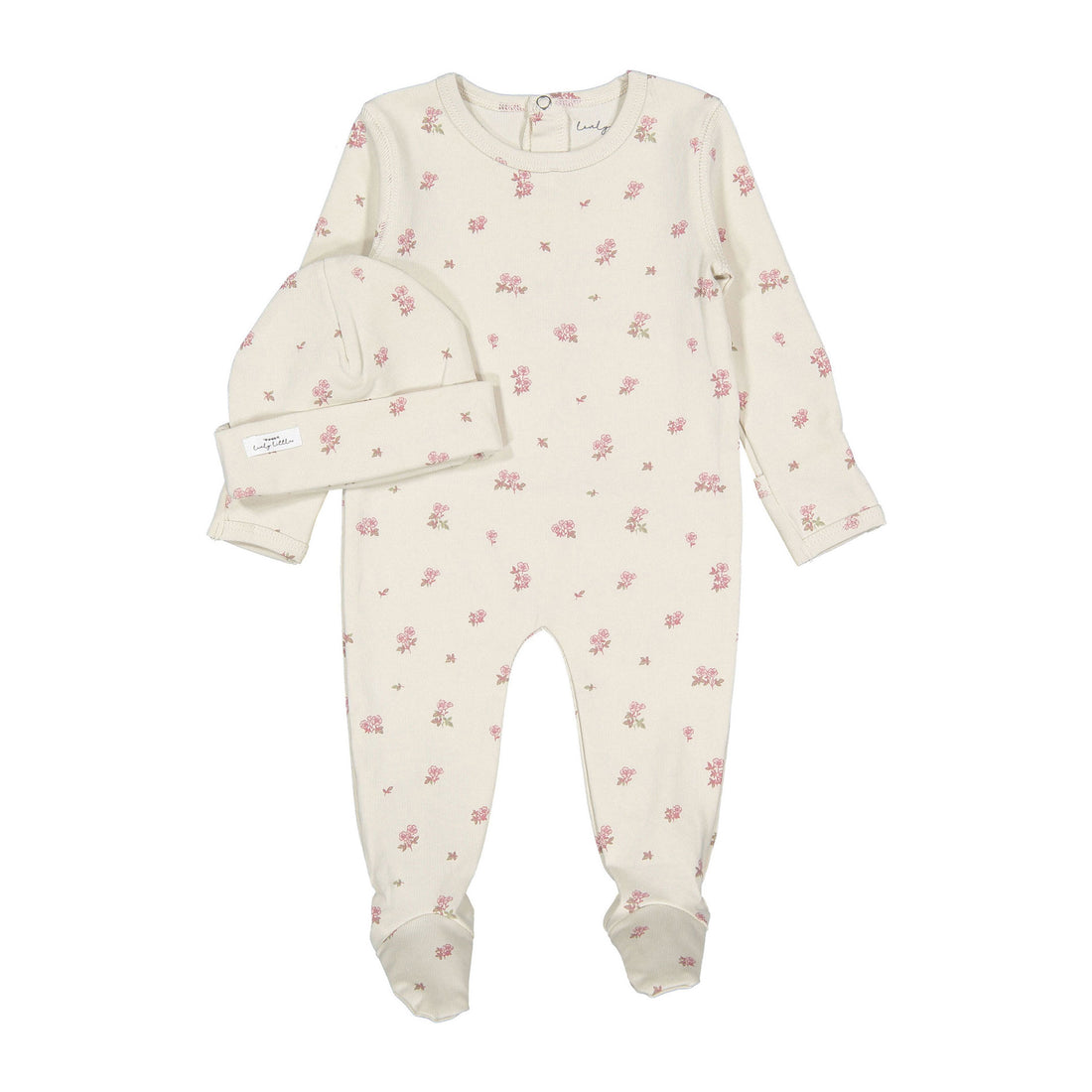 Lovely Littles The Printed Romper + Hat - Azelea