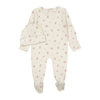 Lovely Littles The Printed Romper + Hat - Azelea