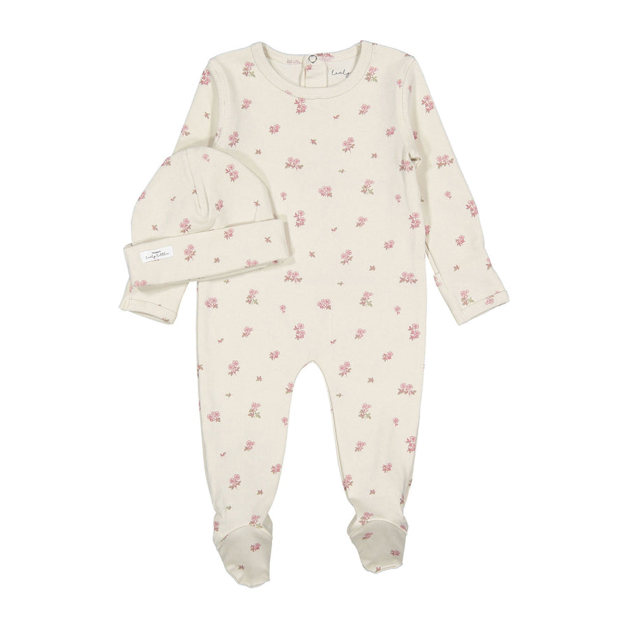 Lovely Littles The Printed Romper + Hat - Azelea