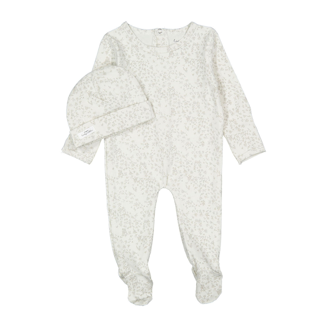Lovely Littles The Printed Romper + Hat - Flutter