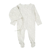 Lovely Littles The Printed Romper + Bonnet- Flutter