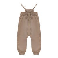 Calla Lili Camel Smocking Romper