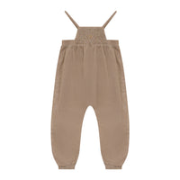 Calla Lili Camel Smocking Romper