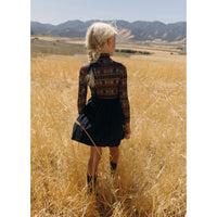 L by Ladida Navy Drawstring Pleated Skirt