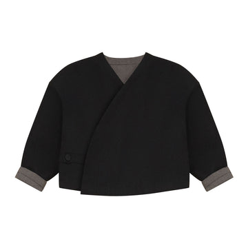  Black Wrap Blazer