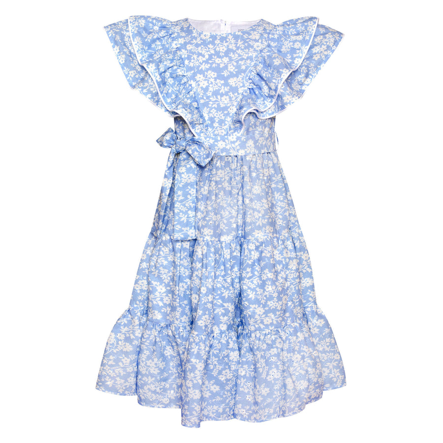 Paade Mode Blue Mimi Cotton Maxi Dress