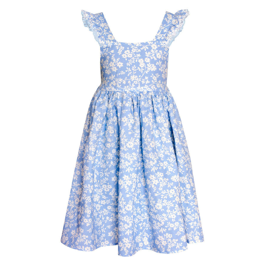 Paade Mode Blue Mimi Linen Blend Dress