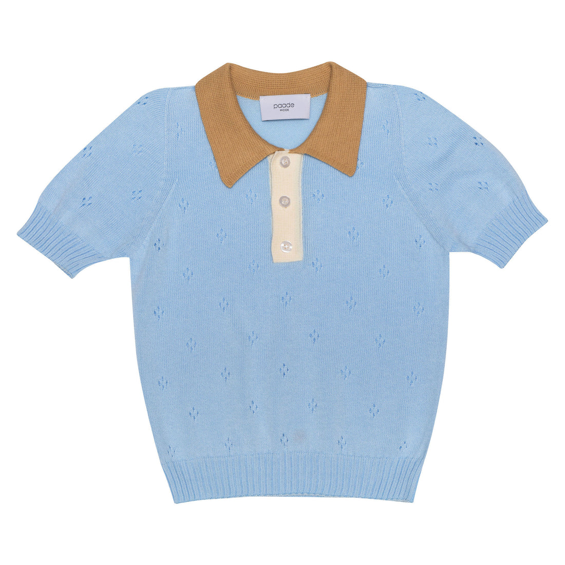 Paade Mode Blue Lemonade Knit Polo Shirt