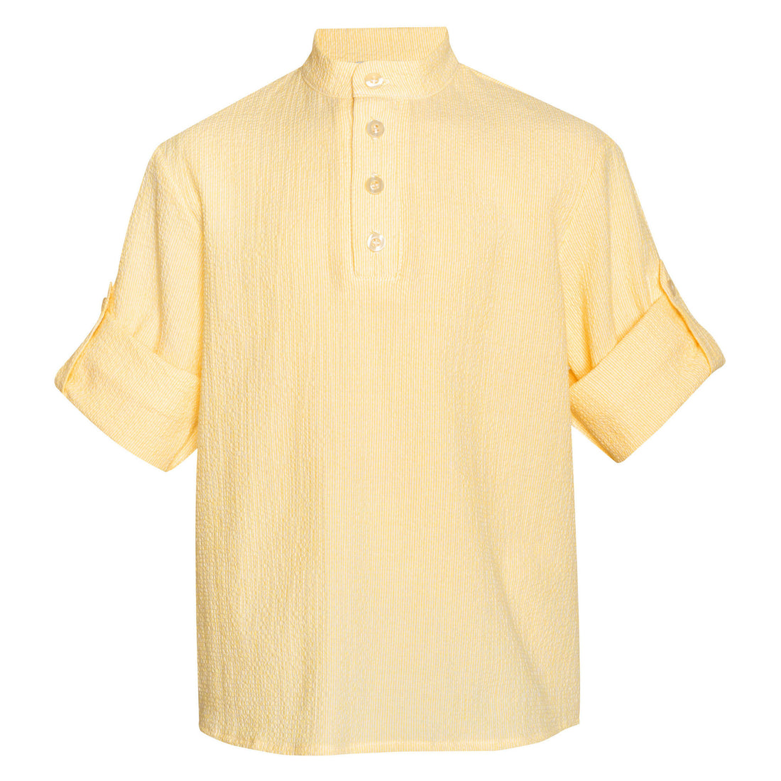 Paade Mode Yellow Lily Cotton Shirt