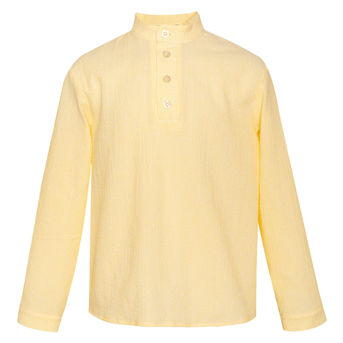 Paade Mode Yellow Lily Cotton Shirt
