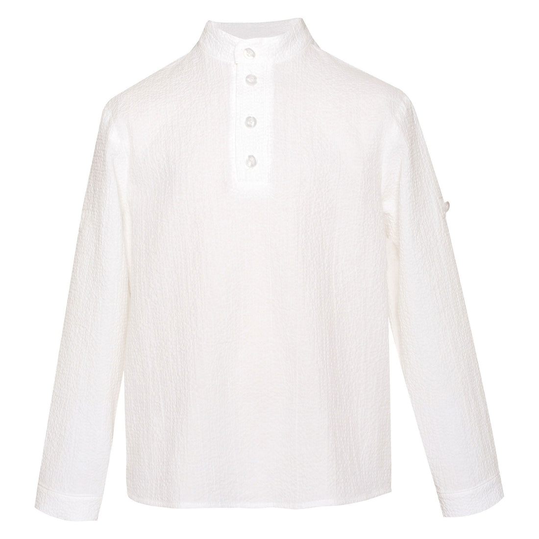 Paade Mode White Lily Cotton Shirt