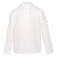 Paade Mode White Lily Cotton Shirt